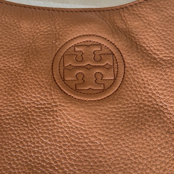 Tory Burch Tan Marion Leather Center Zip tote - Picture 2 of 7